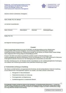 Primary Care Management_Zusatzvereinbarung